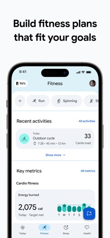 Google Health (Fitbit) official App Store screenshot 2