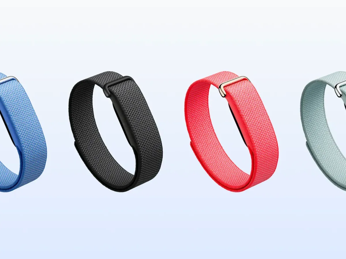 Google Fitbit Air — Performance Loop bands in four colours