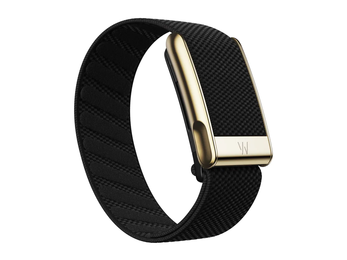 WHOOP 5.0 — SuperKnit Luxe band in Obsidian Gold